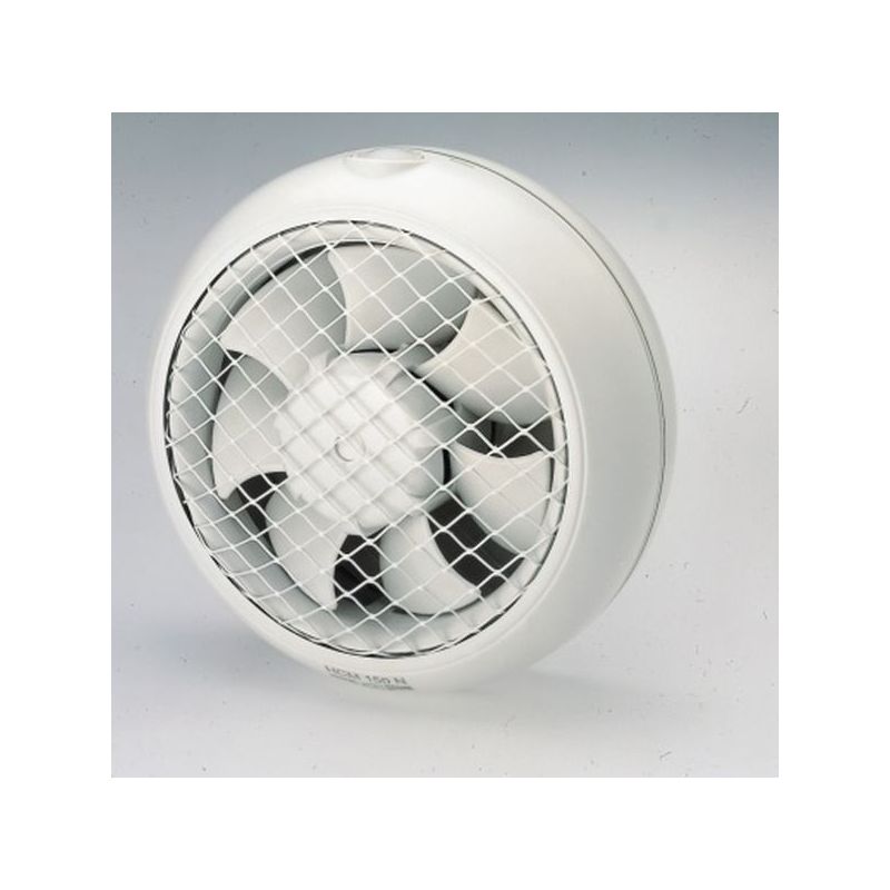 EXTRACTOR COCINA HELICOIDAL 150MM PARED CRISTAL S&amp;P