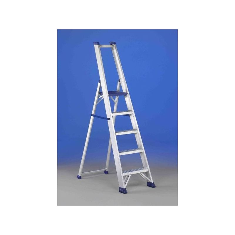 ESCALERA IND TIJERA 1,39MT 6 PELDAÑOS ANCH ALU REGINA SVELT