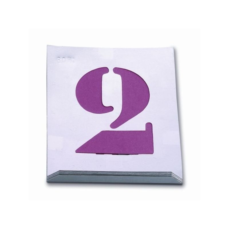 NUMERACION PINT 050 MM CHAPA ALUMINIO NUSAC