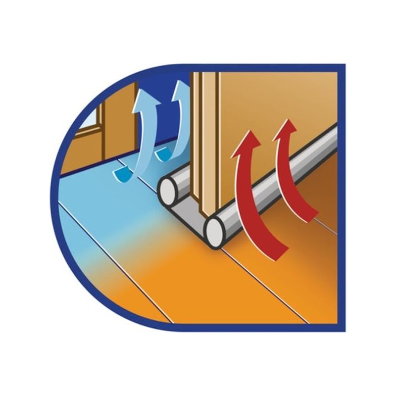 BURLETE BAJO PTA 095CM DOBLE ROLLO PVC GR TESA MOLL TESATAPE