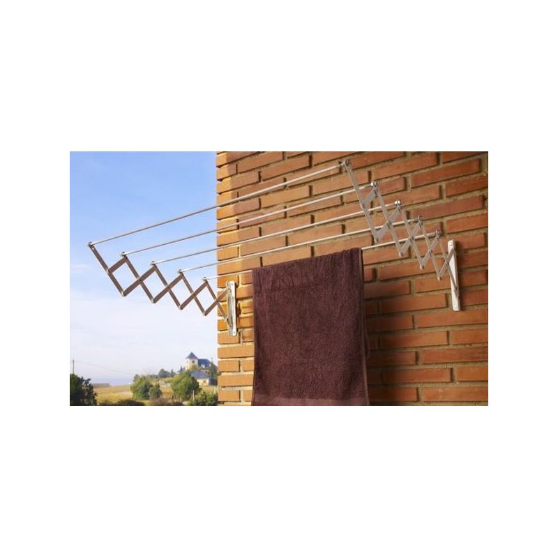 TENDEDERO PARED 5 B. 160CM EXT AC.EP. BL ACORDEON CUNCIAL