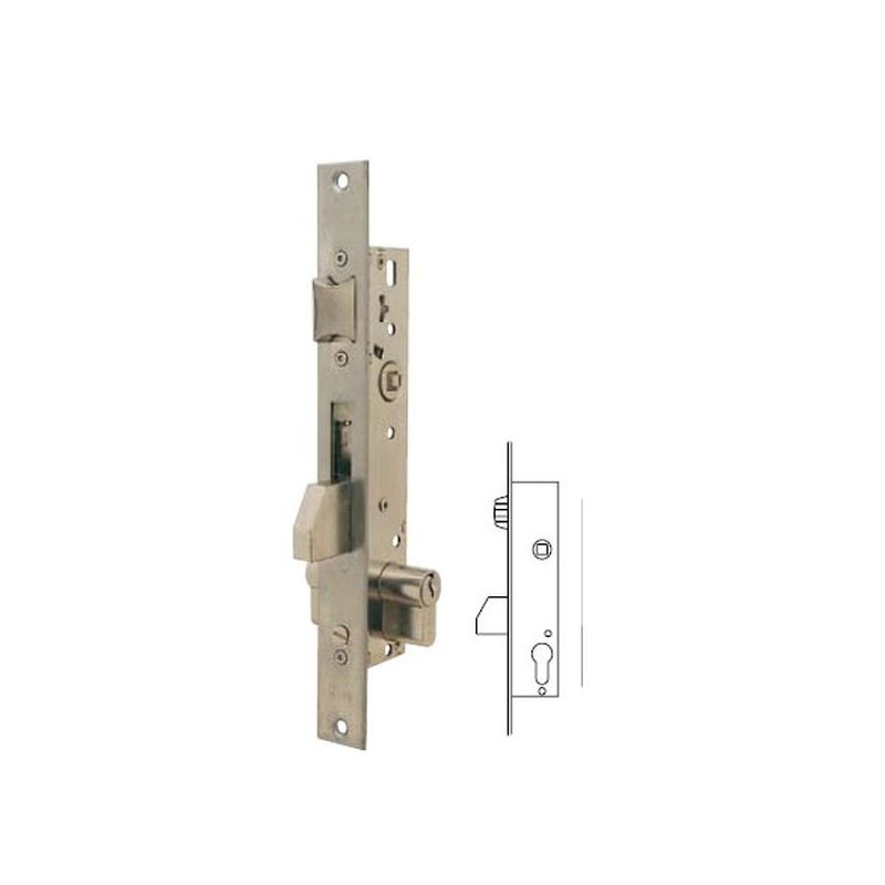 CERRADURA MET.EMB. 22X20MM 221620AI INOX ROD/PAL.DESL. TESA