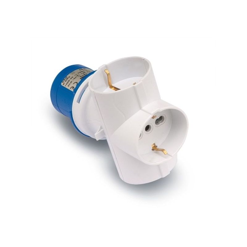 ADAPTADOR ELEC TT 16A-250V IND TRI BL FAMAT