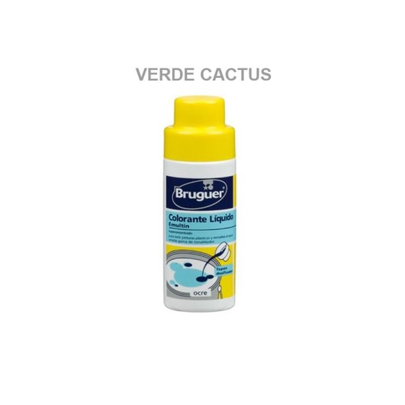 TINTE CONCENTRADO AL AGUA 50 ML VER/CAC EMULTIN BRUGUER