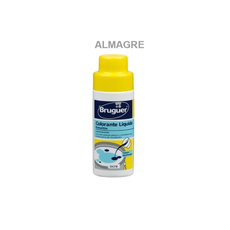 TINTE CONCENTRADO AL AGUA 50 ML ALMAGRE EMULTIN BRUGUER