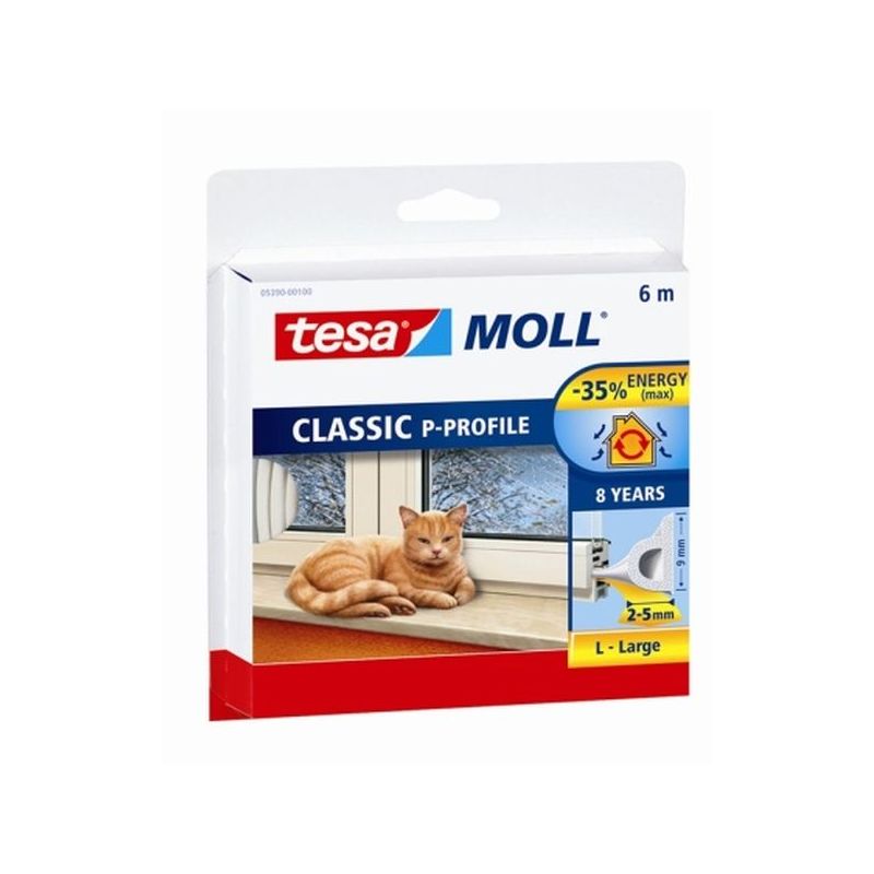 BURLETE PTA/VENT. 9MMx06MT ADH &quot;P&quot; CAU BL TESA MOLL TESATAP