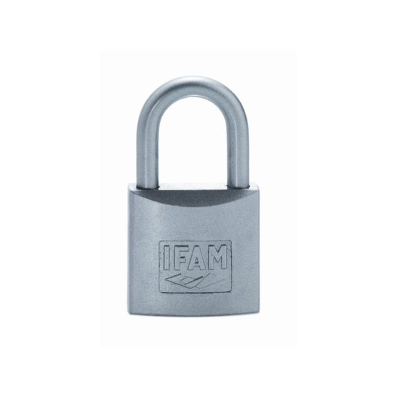 CANDADO SEG 25MM ARCO LARGO LL.IGUAL.2453 NIQ IFAM