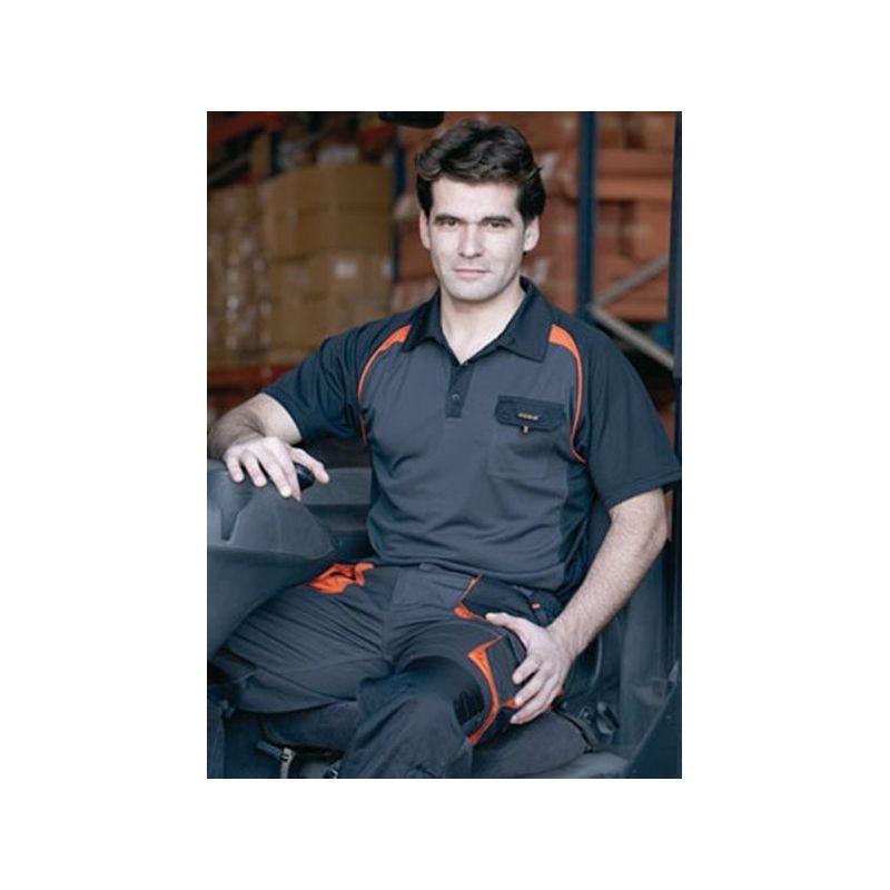 POLO TRABAJO L POLIE M/CORTA NE/NA TOP RANGE JUBA