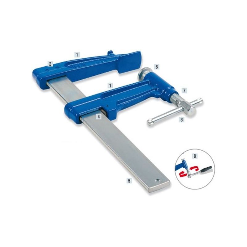 TORNILLO APRIETE PROF 120X400MM URKO