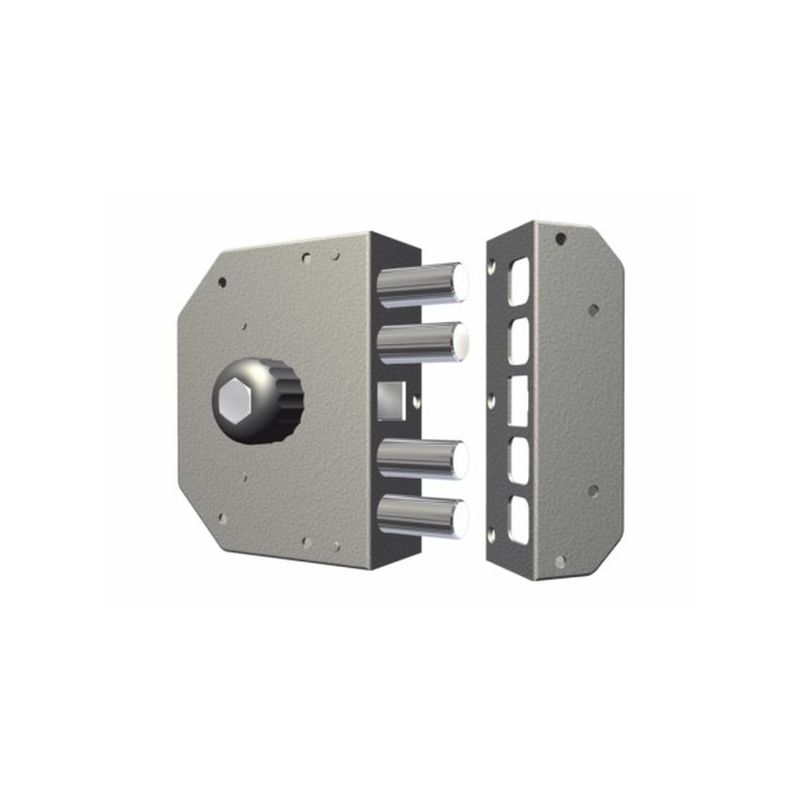 CERRADURA SEG. SOBR. 130X164X32MM 3050CRD CR. ENT.60 DCHA CR