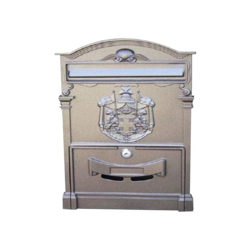 BUZON EXTER. 25X8X40,8CM NATUUR ALU BR IMPERIO NT97365