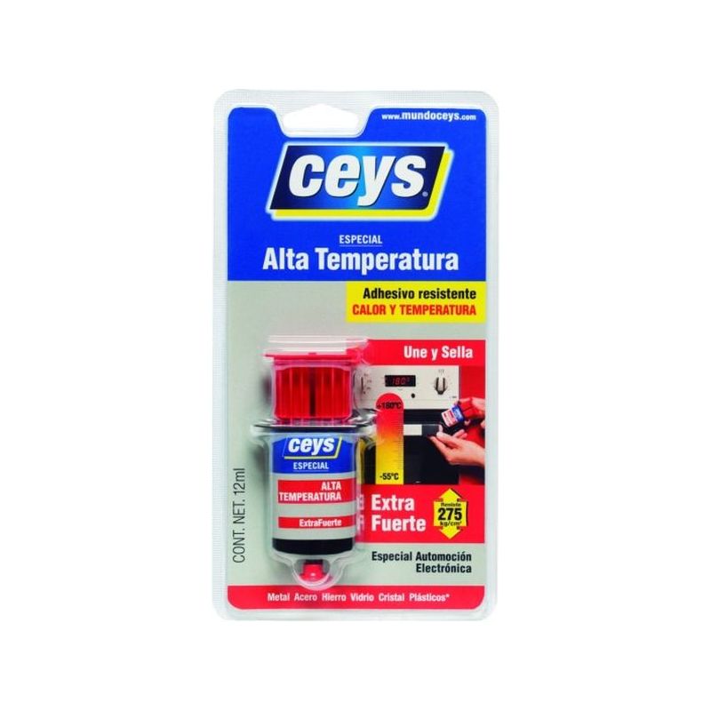 ADHESIVO CONTACTO ALTAS TEMPERATURAS 12 ML EXTRA FUERTE CEYS
