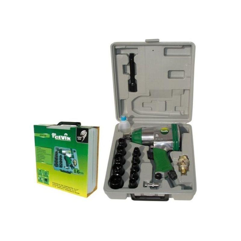 PISTOLA IMPACTO NEUM NE-KN16 7000RPM PAR 310NM MAL16PZ CEVIK