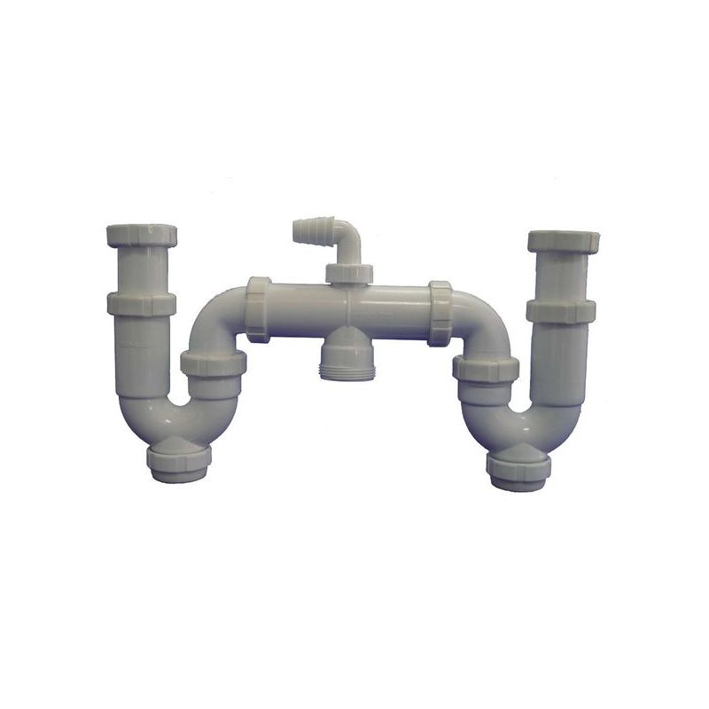 SIFON EVAC CURVO 1 1/2" - 1 1/2" DB T-50 HIDROT