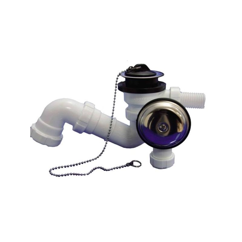 VALVULA FONTAN BAÑERA Ø70-1 1/2 " SIFON PVC T-64C HIDROT