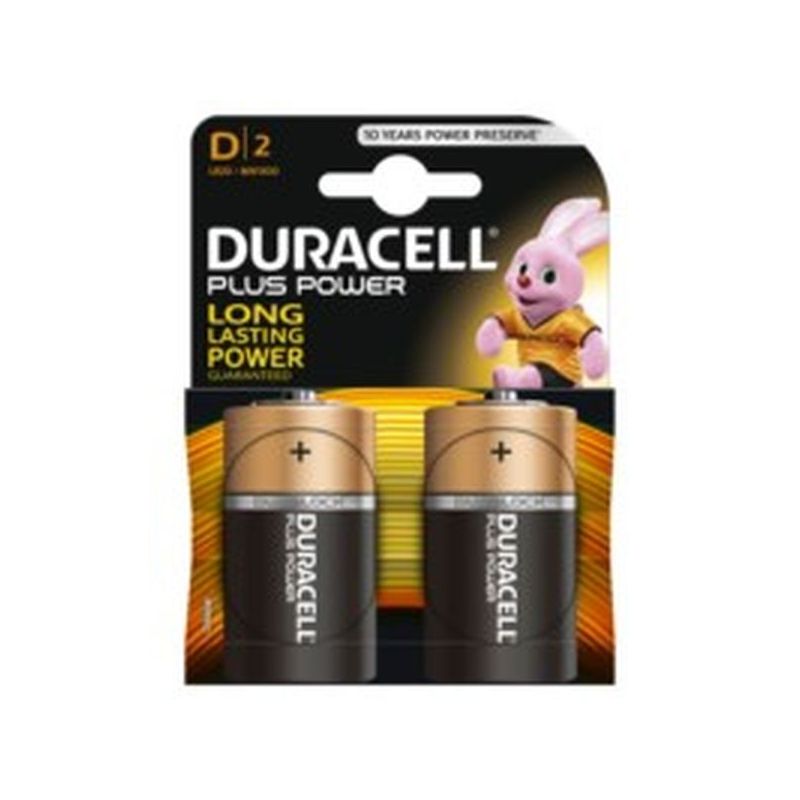 PILA DURACELL PLUS LR20-D 2U