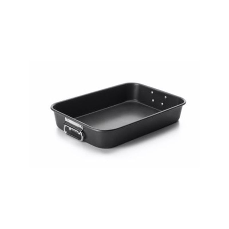 RUSTIDERA HORNO 40X29X6,8CM ANTIADH ACERO MOKA IBILI