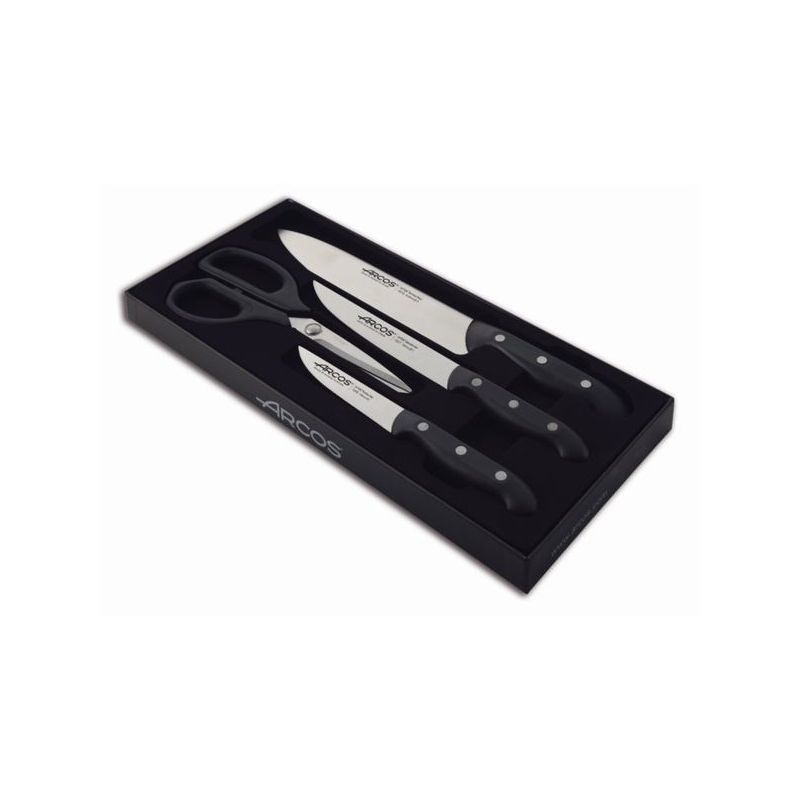 JUEGO CUCHILLOS TIJERA MAITRE ARCOS 152600 4 PZ