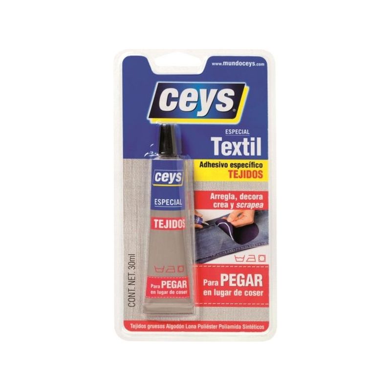 ADHESIVO TEJIDOS 30 ML TEXTILCEYS CEYS