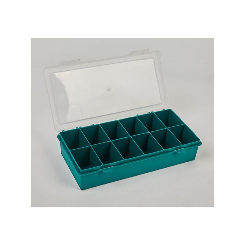 ESTUCHE CLASIF 250X140X54MM SEP.FIJOS 12CAJ PP VDE N§11 TAYG