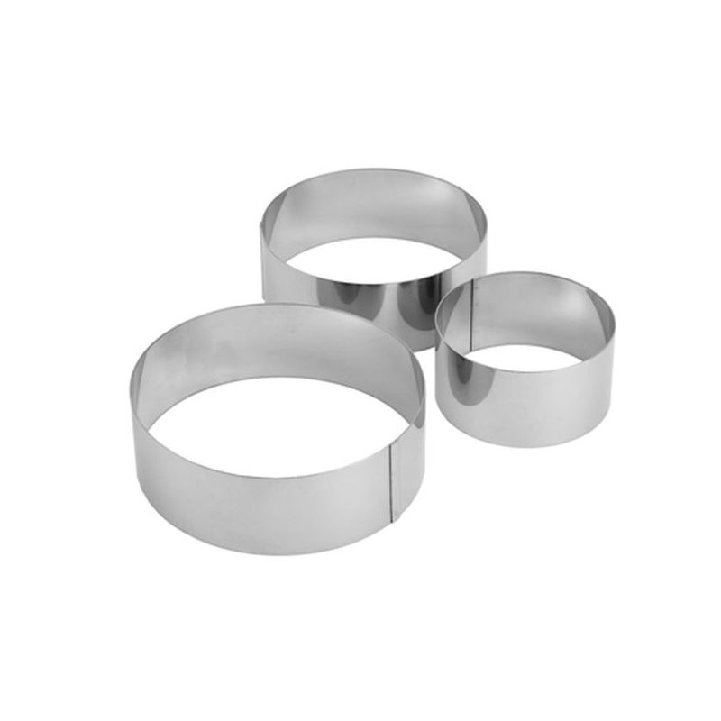 MOLDE EMPLATAR RDO 08X4,5CM INOX ILSA