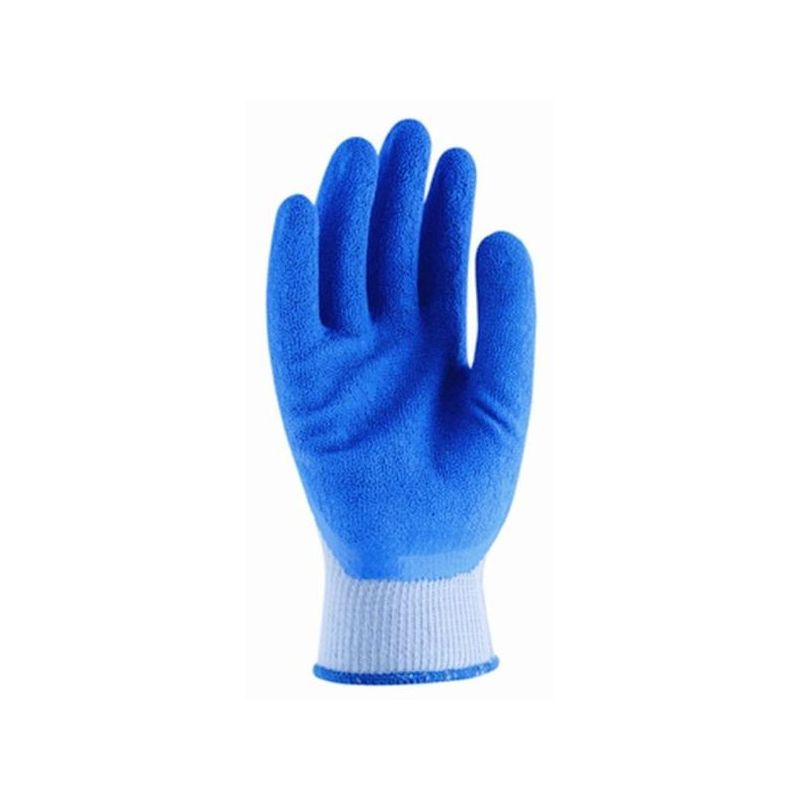 GUANTE CONST. S07 P/LATEX RUG SUPERGRIP POL/ALG AZ 3L