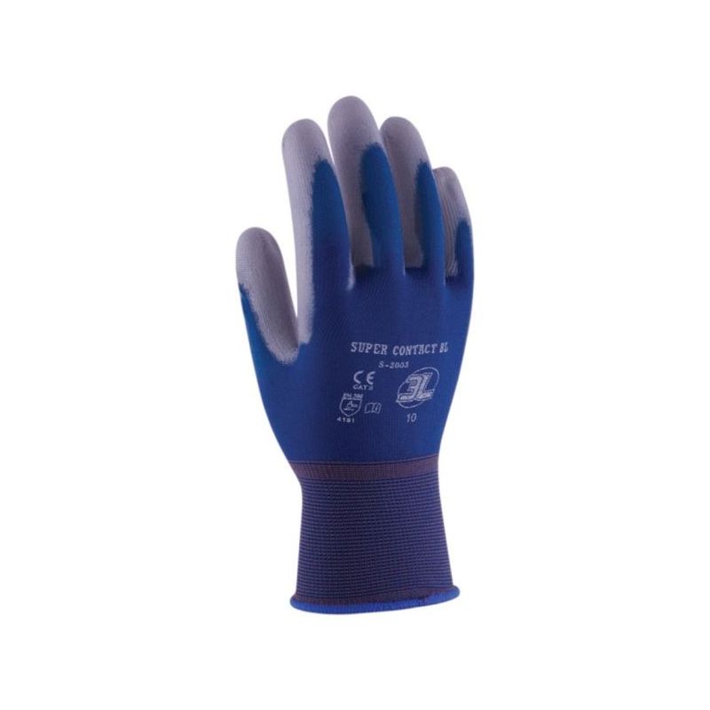 GUANTE MECANICO L09 P/POLIU. SUPERCONTACT BL NYL AZ 3L