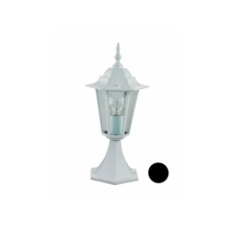 FAROL JARD SOBREMURO E27 60W MET BL LUXFORM