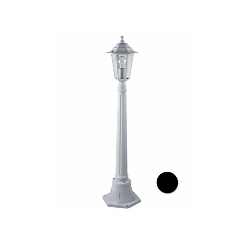FAROL JARD 1 FOCO E-27 1X60W ALU BL ORLANDO LUXFORM