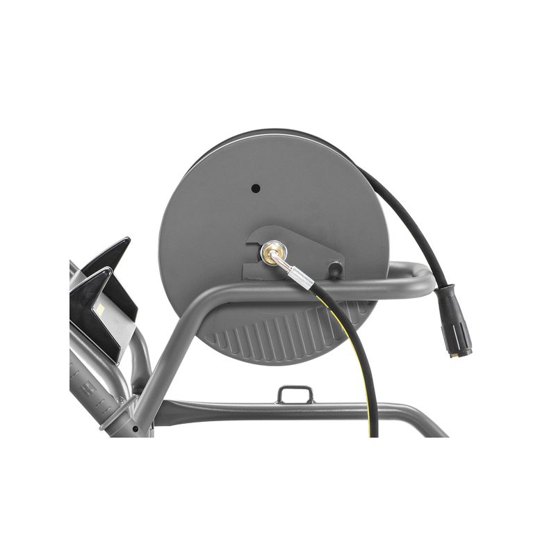 Accesorio enrollador de mangueras para equipos de gasolina de alta presión