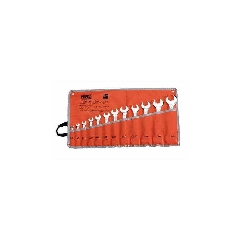 JUEGO 12 LLAVES FIJAS HR 6X7 A 30X32 NYL