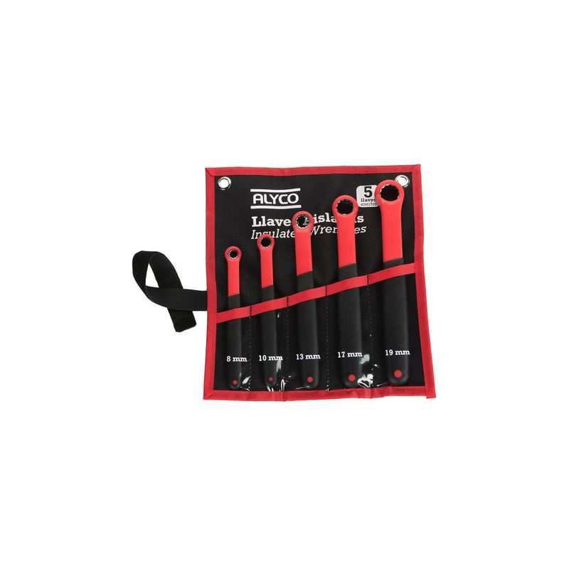 JGO 5 LLAVES ACODADA VDE B/NYLON 8-19MM