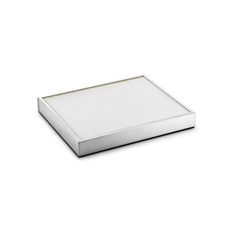 Filtro plegado plano blanco