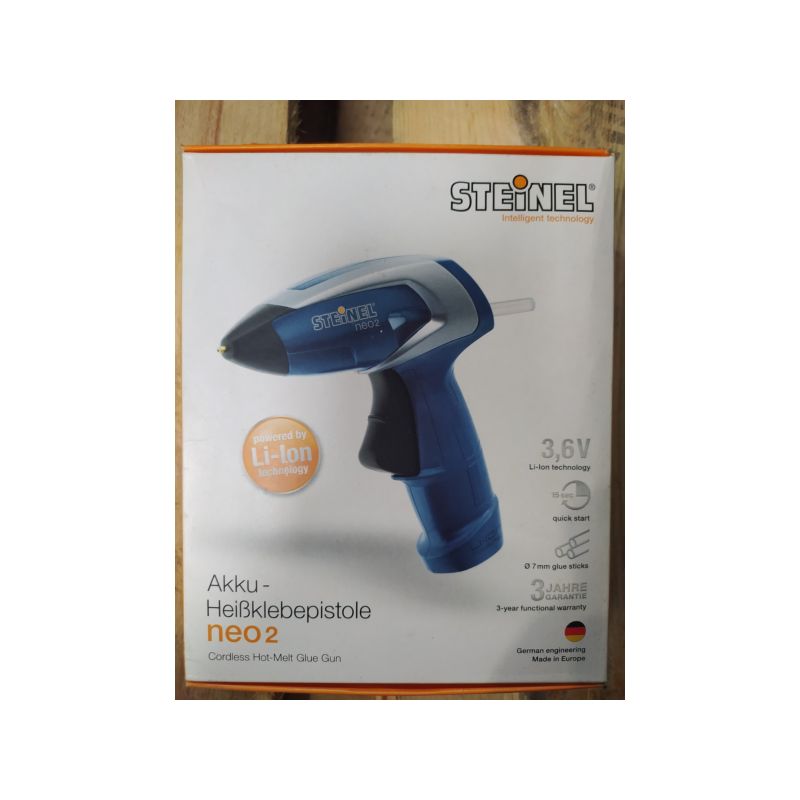 Aplicador de cola termofusible neo2 azul