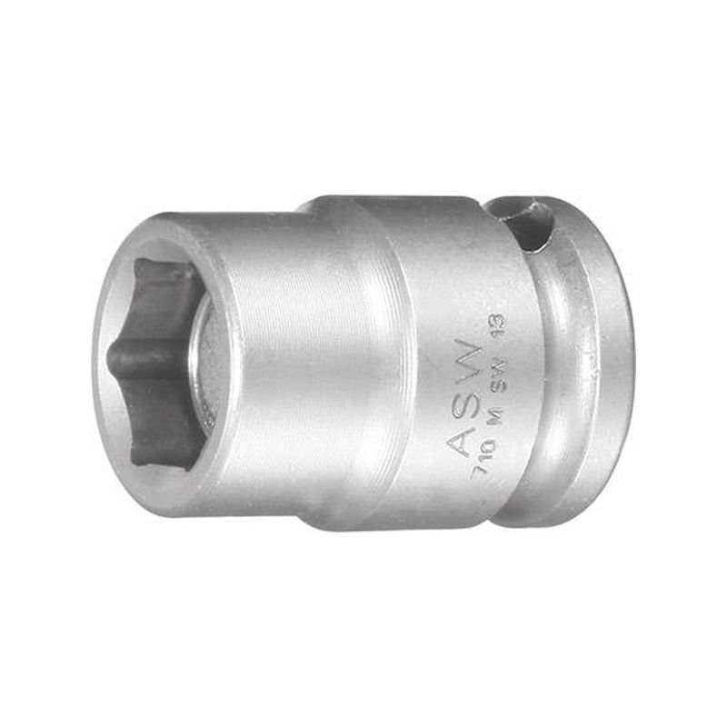 Llave vaso impacto       3/8"13mm magnét. ASW