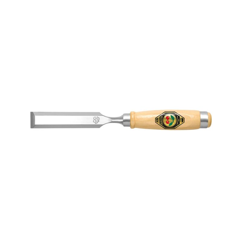 Formón N° 1001 Mango de  haya blanca Superficiepulida 14 mm Cerezo
