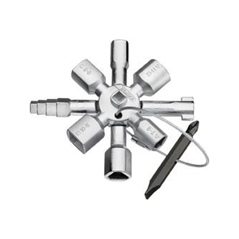 Llave p. armario de      distribuciónTwinKeyKnipex
