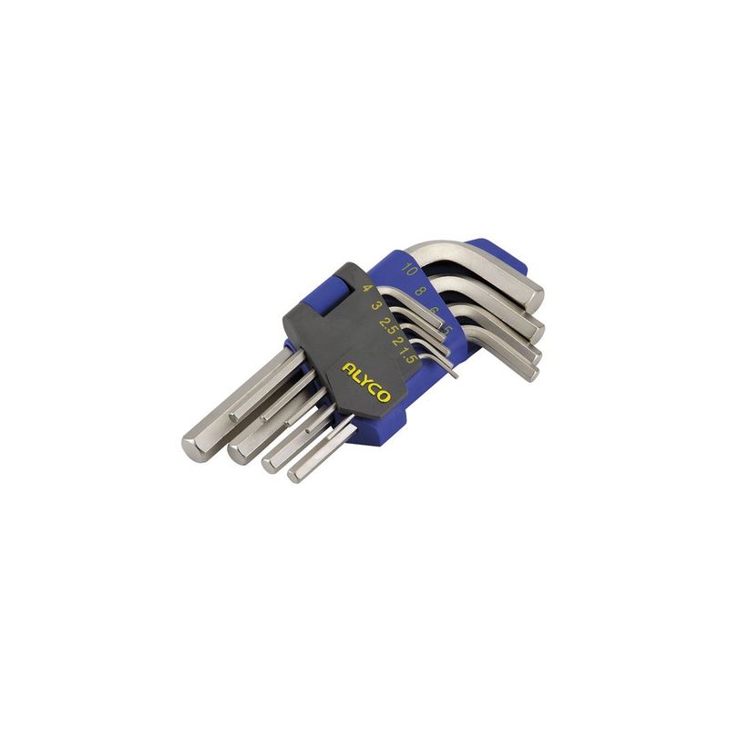JUEGO 9 LLAVES ALLEN S/PLAST 1.5-10 MM