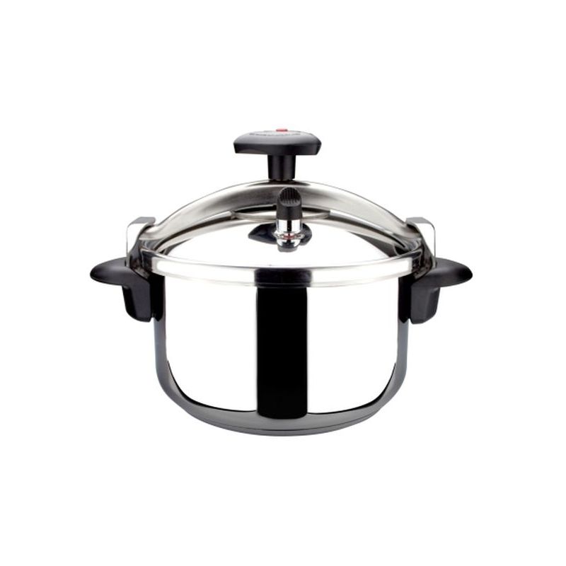 OLLA COC PRES 08LT TRADICIONAL RECTA INOX STAR MAGEFESA