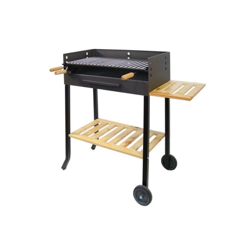 BARBACOA CARB 88X68X40CM P/INOX C/RDA H. EL ZORRO           