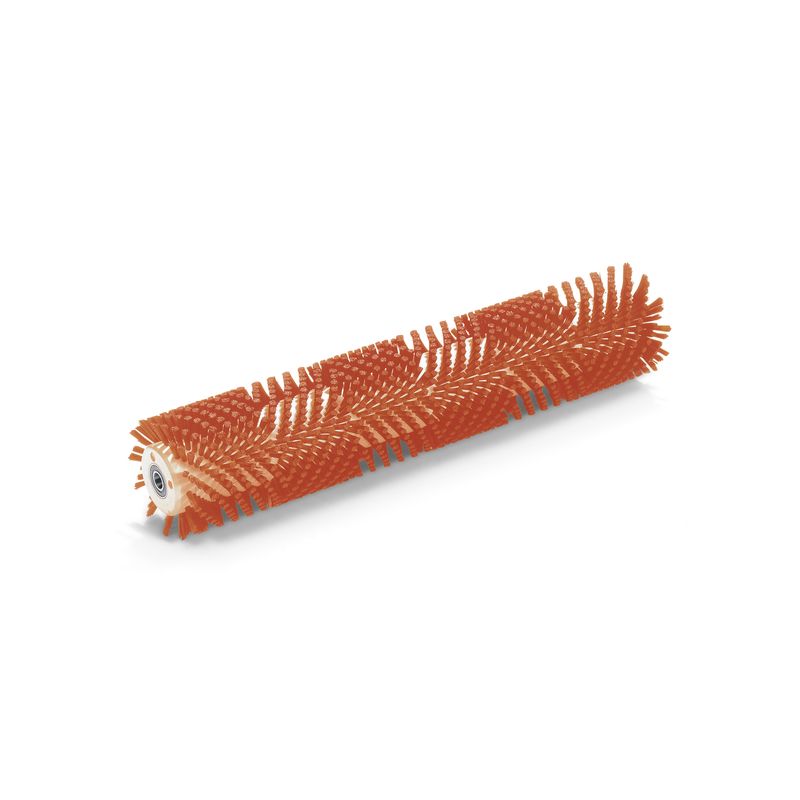 Cepillo cilíndrico, alto-profundo, naranja, 640 mm
