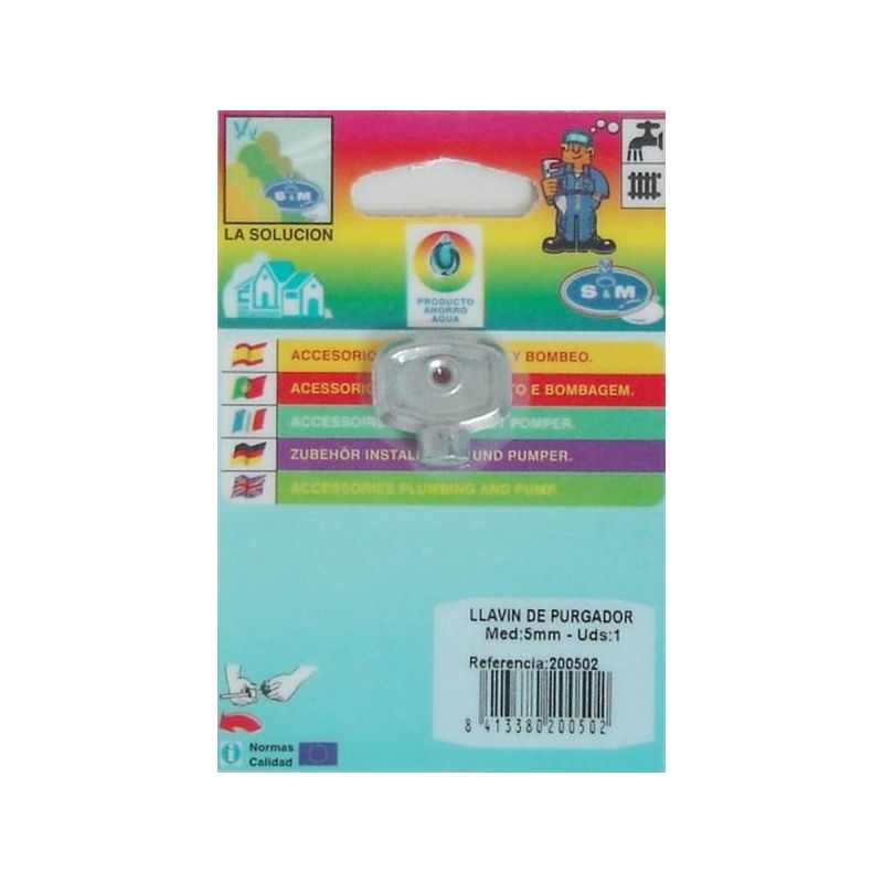 LLAVE PURGADOR 5MM S&amp;M                                      