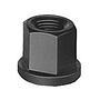 Tuerca hexagonal DIN6331 M24 forjado AMF